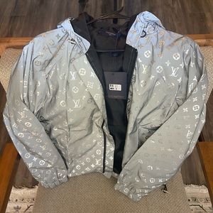 reflective louis vuitton windbreaker jacket
